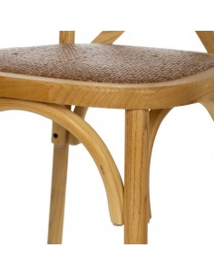 Cadeira rústica Thonet Aspas, assento em madeira natural... 2