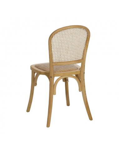 Cadeira de madeira natural 45x57x88 cm