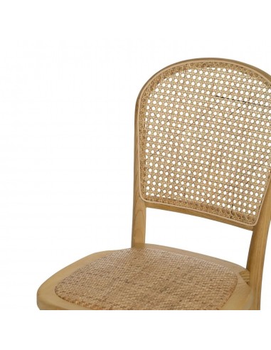 Cadeira de madeira natural 45x57x88 cm