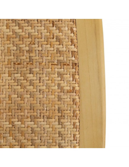 Silla de ratán REXIT en madera natural