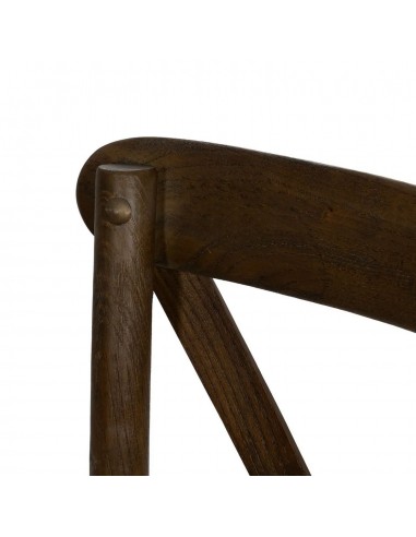 Silla rústica Aspas Thonet Madera marrón y...