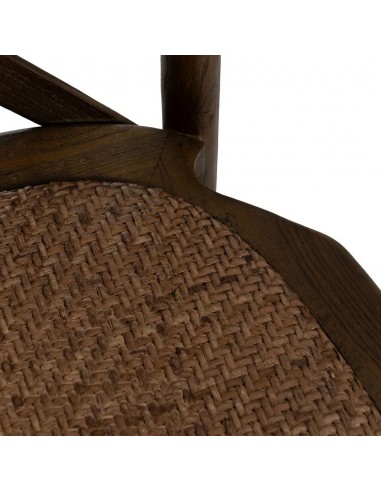 Silla rústica Aspas Thonet Madera marrón y...