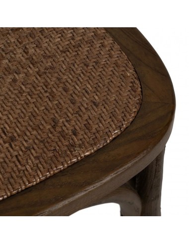 Silla rústica Aspas Thonet Madera marrón y...