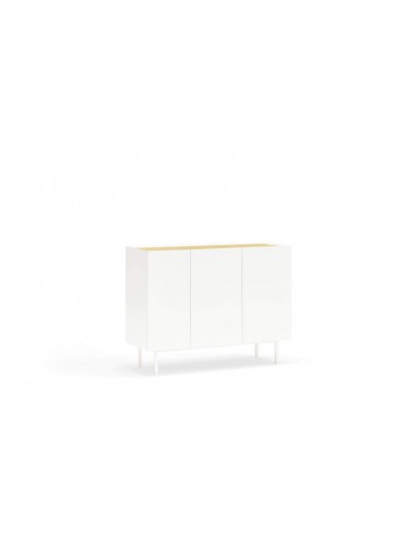 TEULAT APARADOR ARISTA 110x40, cajones Interiores lacado en blanco.
