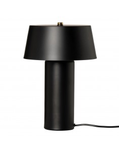 Candeeiro de mesa em metal preto fosco ILLAR.