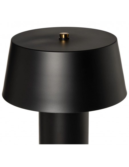 Candeeiro de mesa em metal preto fosco ILLAR.