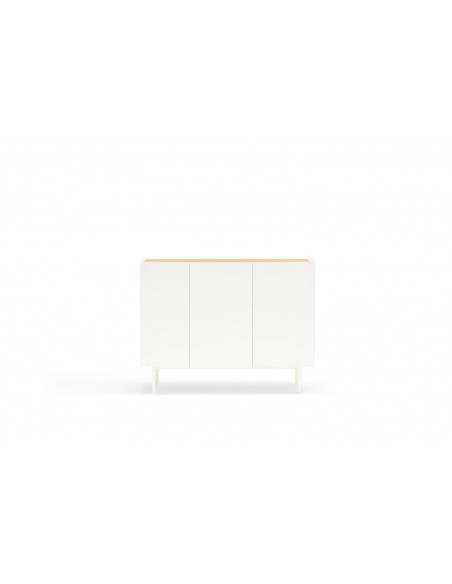 TEULAT APARADOR ARISTA 110x40, cajones Interiores lacado en blanco. TEULAT APARADOR ARISTA 110x40, cajones Interiores lacado en blanco.