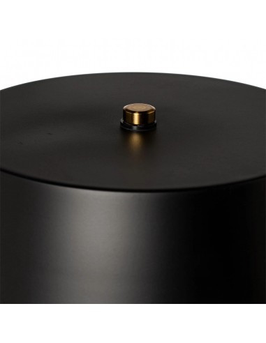 Candeeiro de mesa em metal preto fosco ILLAR.