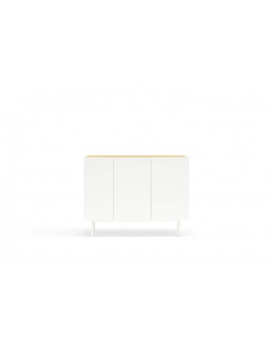 TEULAT APARADOR ARISTA 110x40, cajones Interiores lacado en blanco.