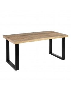 Mesa de comedor industrial OLIVER 160 x 90, madera de...