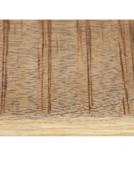 Mesa de comedor industrial OLIVER 160 x 90, madera de mango y metal negro