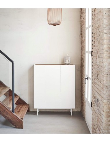 TEULAT MUEBLE AUXILIAR ARISTA, BOTELLERO, BLANCO.