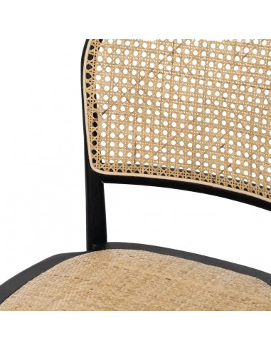 Silla de ratán colonial REXIT en madera color...