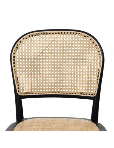 Silla de ratán colonial REXIT en madera color...