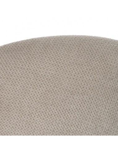 Silla de comedor NELIDA tapizada en beige con...