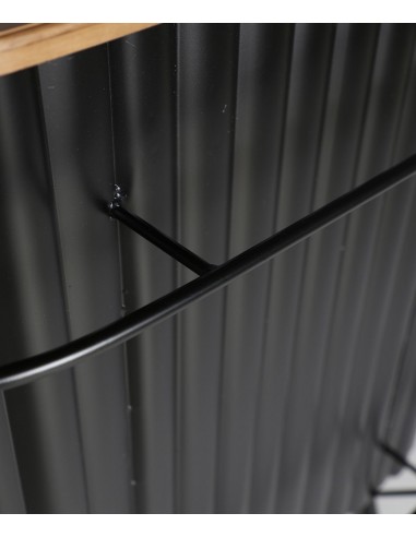 Balcão de Bar MEYSSE em Madeira de Carvalho e...