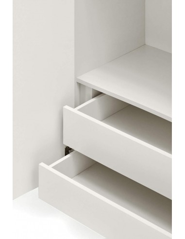 Teulat Aparador alto de design Serra lacado a branco.