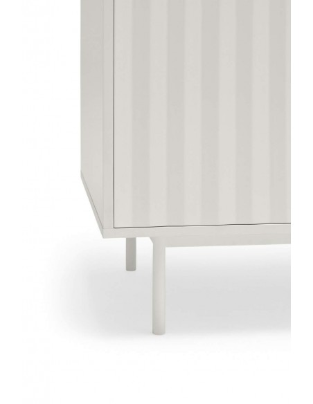 Teulat Aparador alto de design Serra lacado a branco.