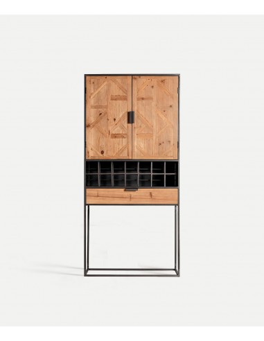 Armario Botellero LONGFORD de Madera de Abeto y...