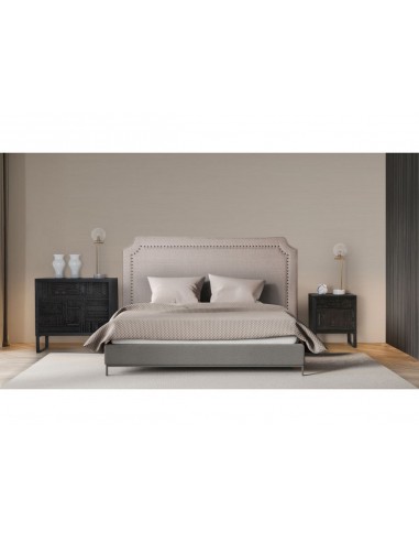 Cabezal Sousel Beige de Lino 160 cm