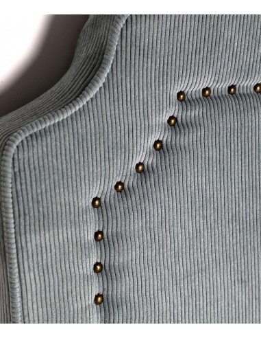 Cabecero Tapizado en pana Azul Dudswell 160,...