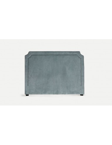 Cabecero Tapizado en pana Azul Dudswell 160, estilo Vintage