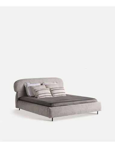 Cama Sannes Tapizada en Beige, estilo...