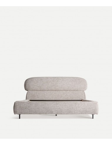 Cama Sannes Estofada em Bege, estilo...