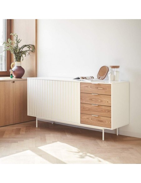 APARADOR SIERRA 160x47, nordico, cajones APARADOR SIERRA 160x47, nordico, cajones