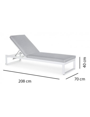 TUMBONA NERJA Tejido SILVERTEX MACADAMIA