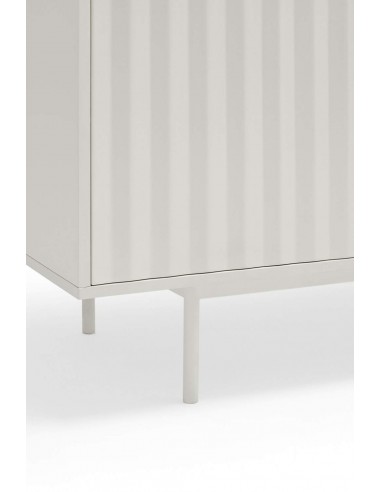 TEULAT APARADOR Serra 160x47, nordico, gavetas, lacado a branco.