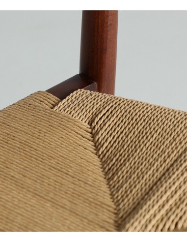 Silla artesanal nórdica ZELHEM de madera color...