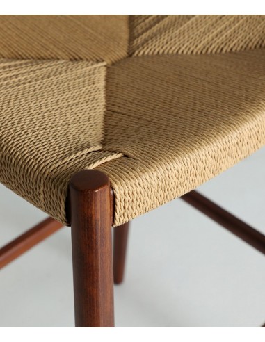 Taburete nórdico con brazos ZELHEM 76 de madera...