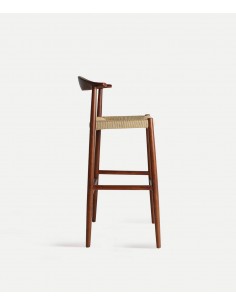 Taburete nórdico con brazos ZELHEM 76 de madera color... 2