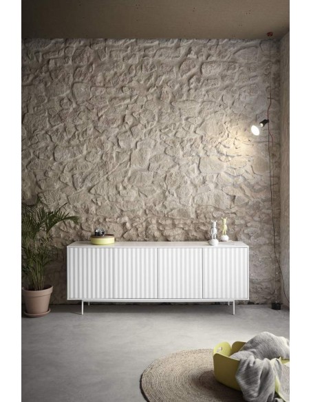 APARADOR SIERRA 210x44, minimalista, cajones