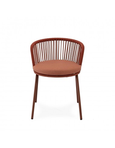 Cadeira para área externa VILMA em corda e aço....