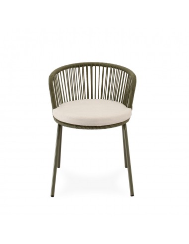 Silla de Exterior VILMA en Cuerda y Acero....