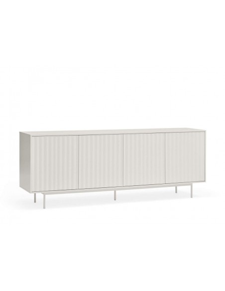 TEULAT APARADOR Serra 210x44, minimalista, Gavetas, Branco.