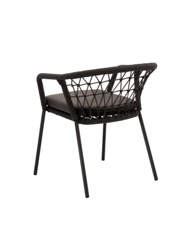 Silla apilable de Exterior SOLENE en Cuerda y...