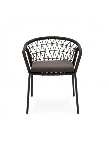 Silla apilable de Exterior SOLENE en Cuerda y...