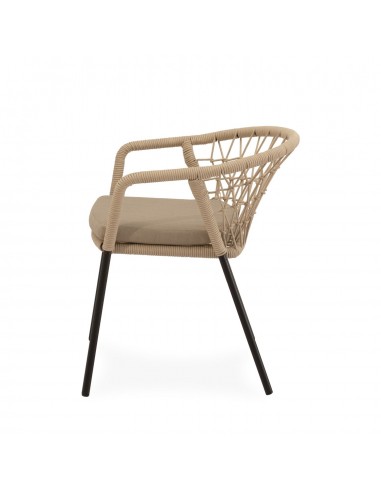 Silla apilable de Exterior SOLENE en Cuerda y...
