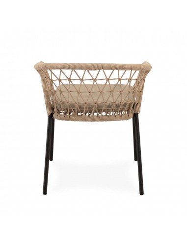 Silla apilable de Exterior SOLENE en Cuerda y...