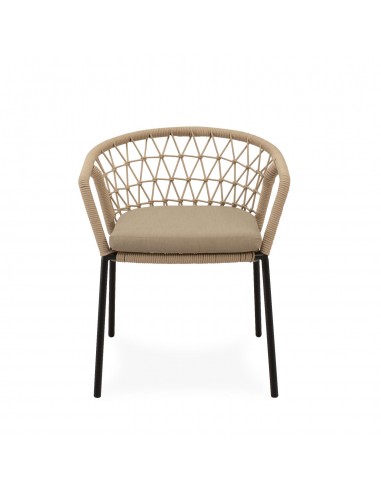 Silla apilable de Exterior SOLENE en Cuerda y...