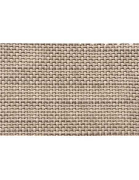 Banco empilhável para exterior SOLENE 65 em corda e aço. Estilo Boho Chic e Conforto para Terraço ou Jardim