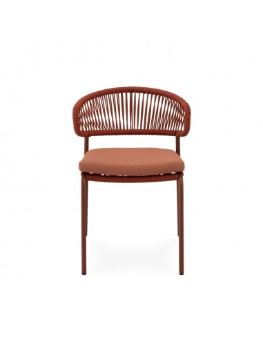 Silla apilable de Exterior PALMIRA en Cuerda y...