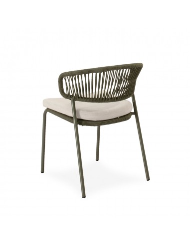 Silla apilable de Exterior PALMIRA en Cuerda y...