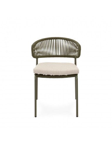 Silla apilable de Exterior PALMIRA en Cuerda y...