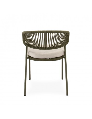 Silla apilable de Exterior PALMIRA en Cuerda y...