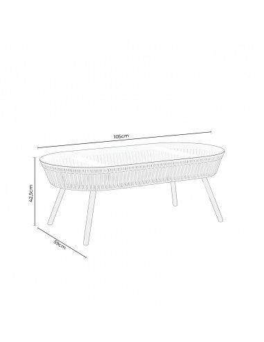 Conjunto de jardín ODESA acero galvanizado...