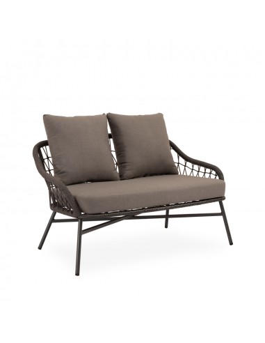 Conjunto de jardín SALONICA gris con sofá,...